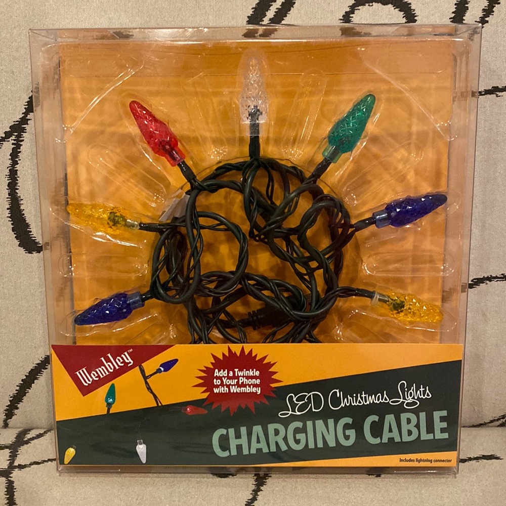 Wembley LED Christmas Lights Phone Charging Cable